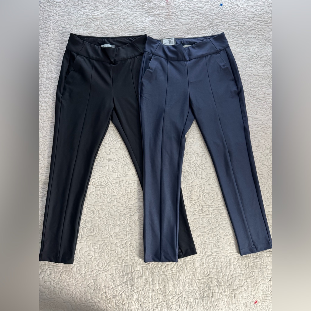 Kjus Black And Navy Slim Pants